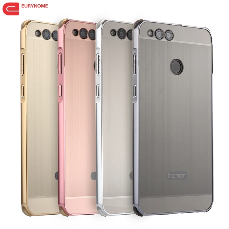 

Case For Huawei Honor 7X Case Original Ultra Thin Metal Aluminum Frame with Plastic Cover for Huawei Honor 7x Honor7x Case