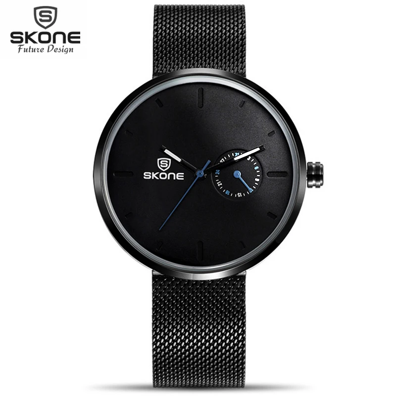 

2017 Creative Watch Men Top Luxury Brand Watch Women Stainless Steel Mesh Celeste Watch Unique Waterproof Relogio Masculino Saat