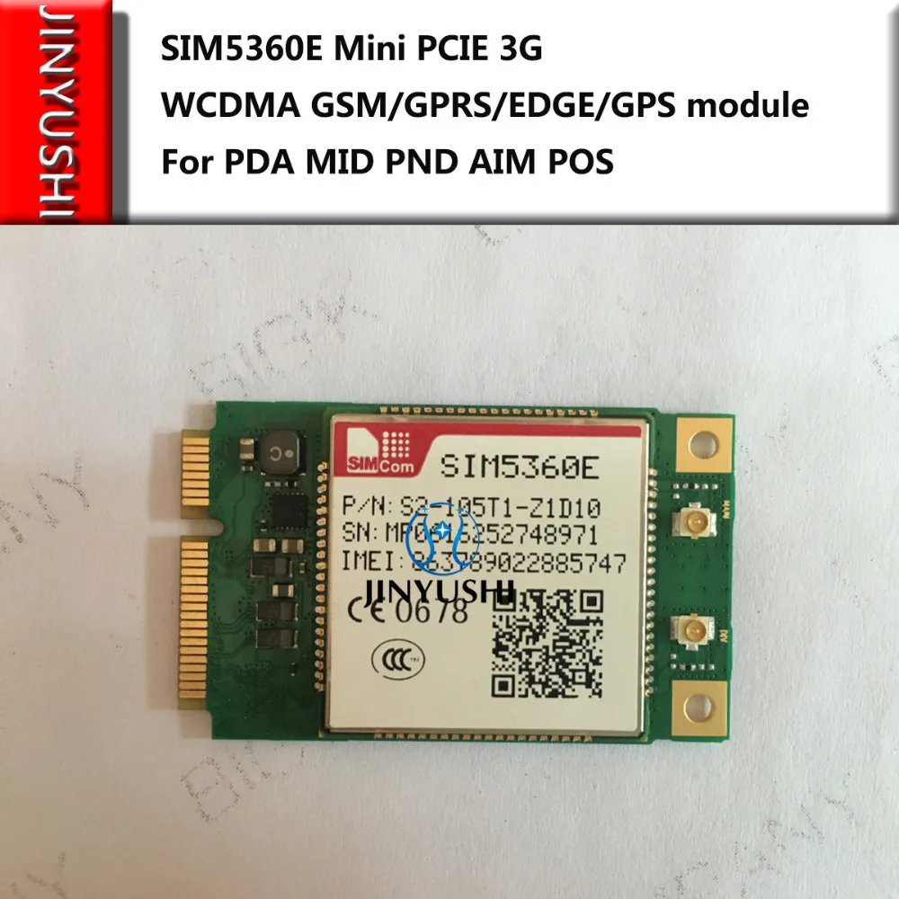Módulo SIM5360E Mini PCIE 3G WCDMA GSM/GPRS/EDGE/GPS 100% nuevo y ...