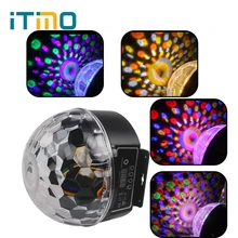 Itimo 9 Цвета 27 Вт партии Дискотека DJ Бар лампа Освещение show Сценическое освещение США ЕС разъем led хрустальный магический шар проектор свет