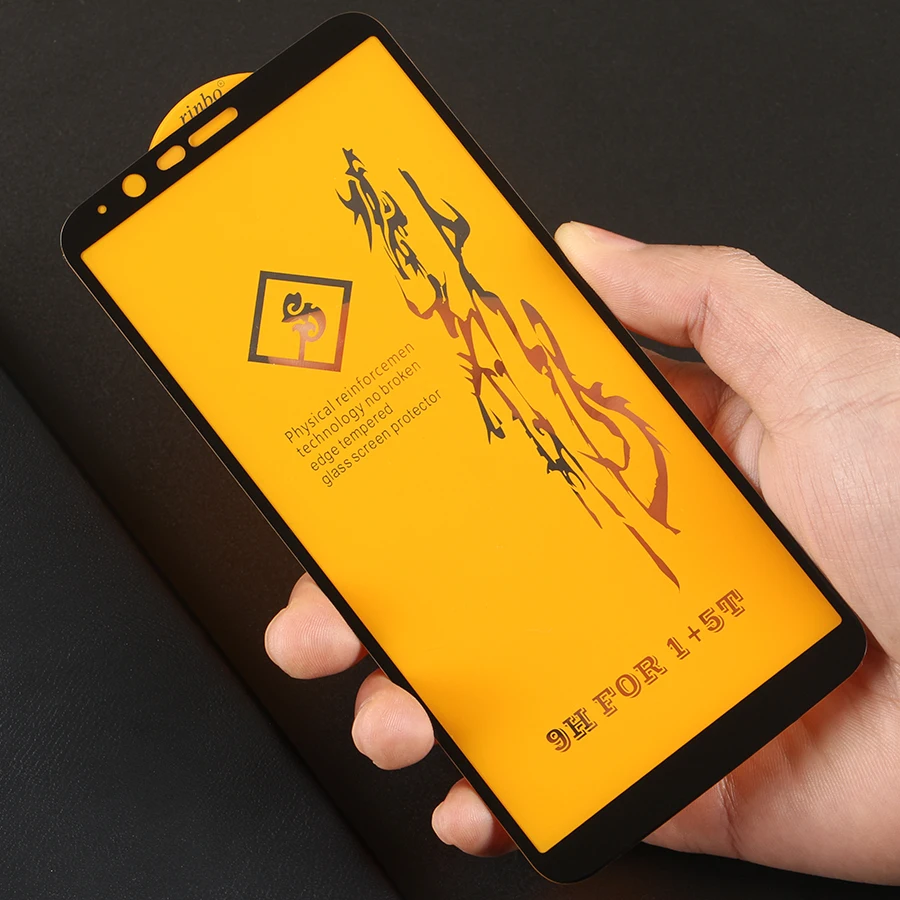 Jappinen НОВЫЙ 6D Полный Клей закаленное стекло для Oneplus 5 T полное покрытие протектор