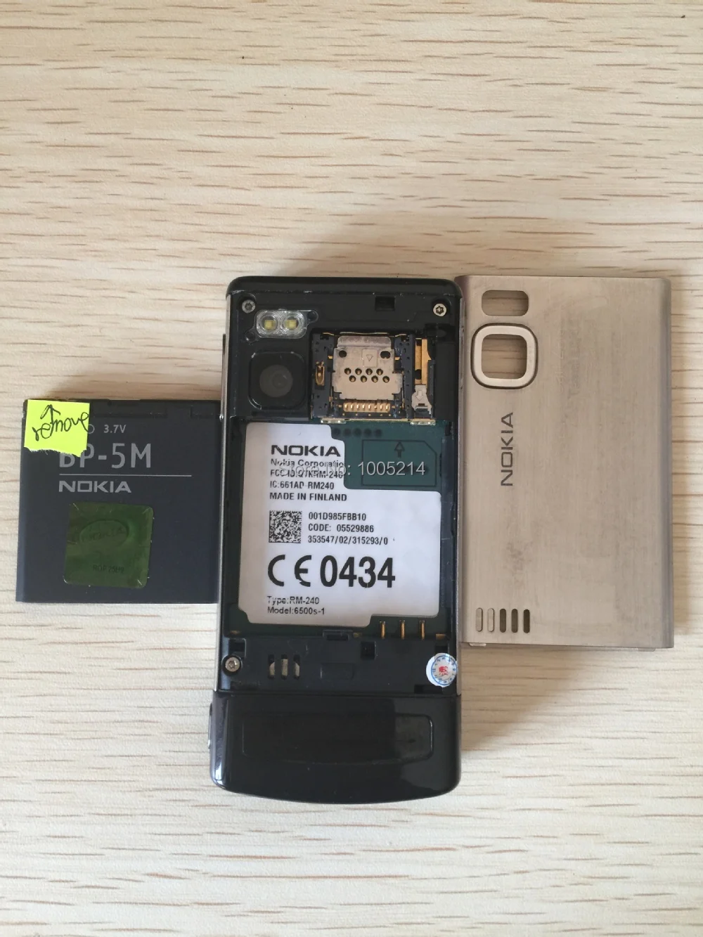 nokia 6500s refurbish original phone nokia 6500 phone 3 2mp camera unlocked slide mobile phone multi languages free shipping