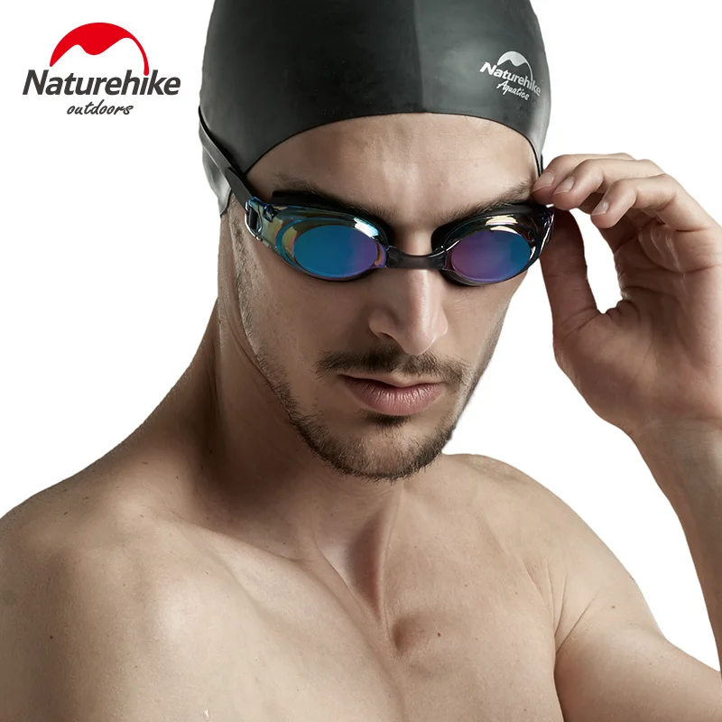 

NatureHike Professional Racing Goggles Anti-Fog UV Protection Myopia Swimming Goggles Men and Women Swim Eyewear