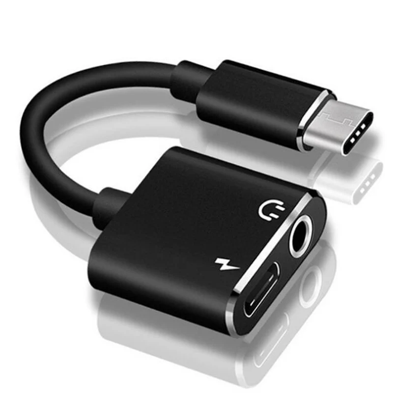 Новый адаптер 2 в 1 Type C для Xiaomi Huawei телефонный зарядный Letv Зарядное устройство USB