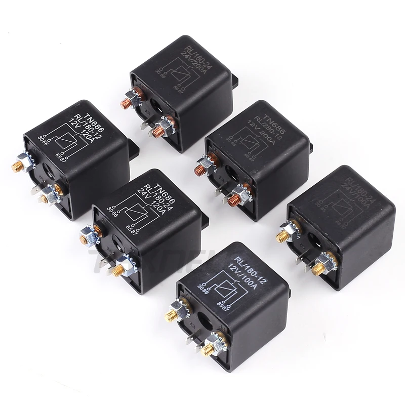 

High Current Relay Starting relay 200A 100A 12V/24V Power Automotive Heavy Current Start relay Car relay