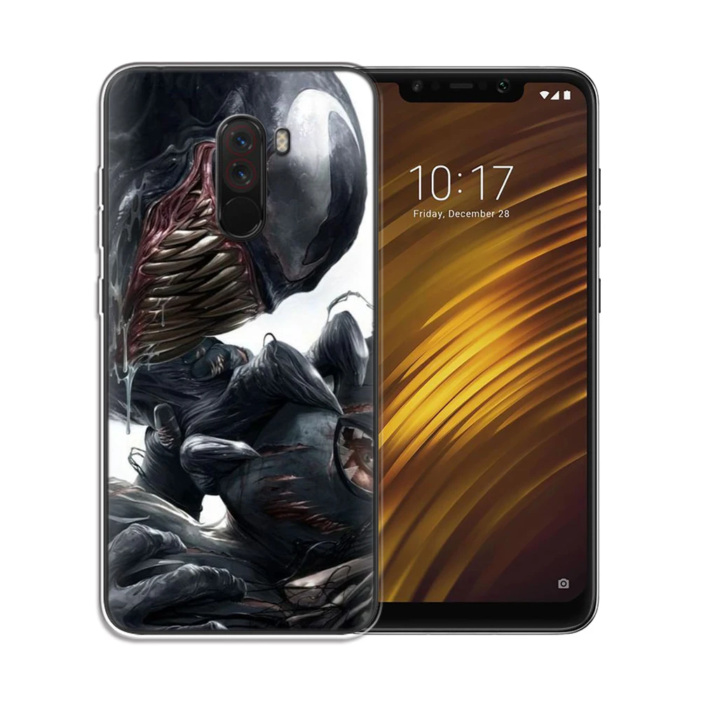 Мягкий чехол из ТПУ Для Xiaomi Pocophone F1, силиконовый чехол для Xiaomi Pocophone F1, Защитные чехлы для телефонов