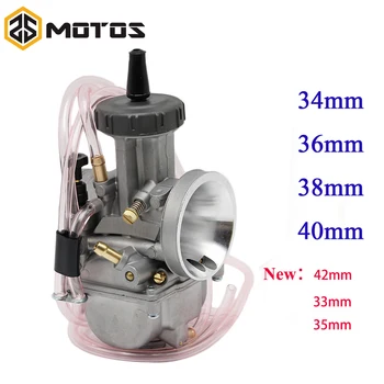 

ZS MOTOS High quality 33 34 35 36 38 40 42 mm pwk carburetor carburador universal 2T 4T engine motorcycle scooter UTV ATV