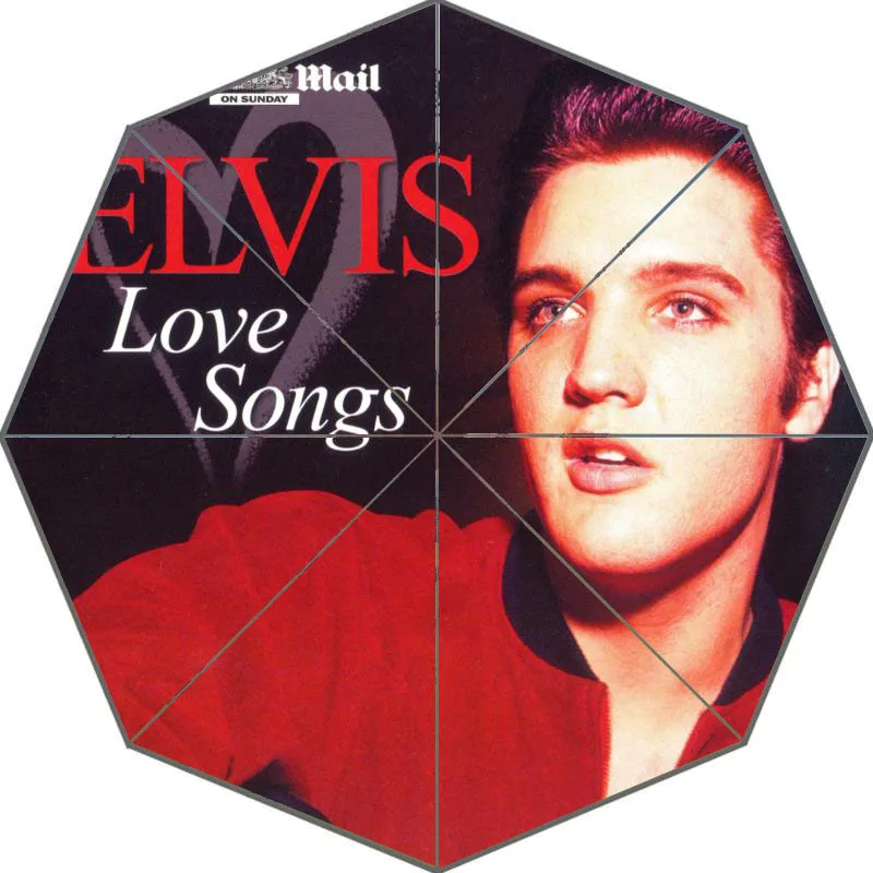 

Nice Elvis Presley Umbrella Custom Sunny and Rainy Umbrella Design Portable Fashion Stylish Useful Umbrellas Good Gift