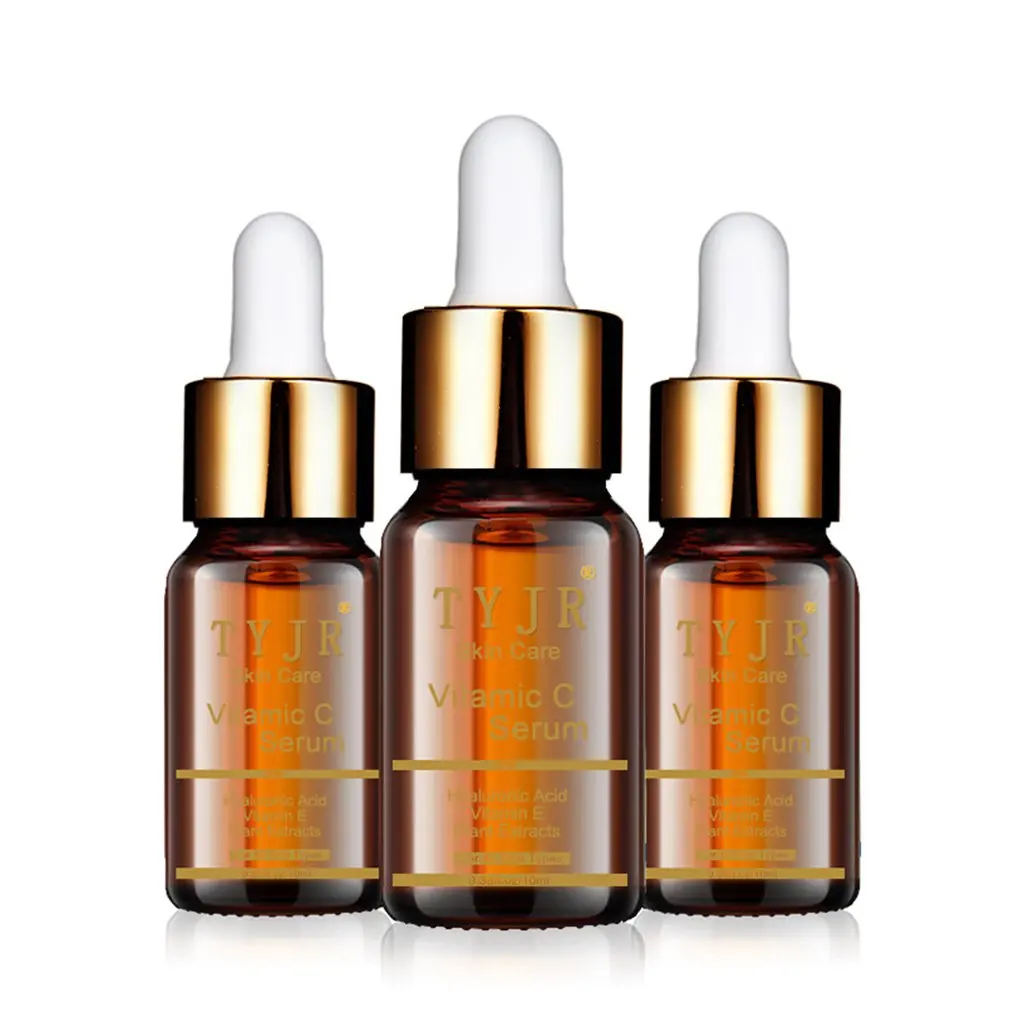 10ml Vitamin C Liquid Serum Essence Hyaluronic Acid Skin Care Brightening Moisturizing Anti
