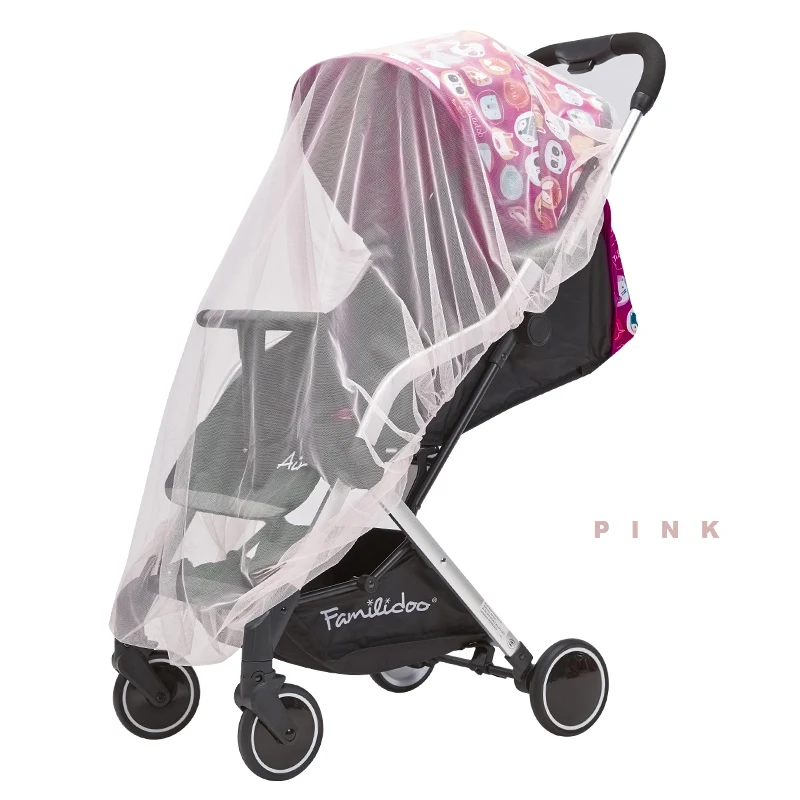 High Quality  Baby Stroller Mosquito Net Insect Net Buggy Crib Netting Baby Pushchair Full Cover Netting baby stroller accessories set Baby Strollers