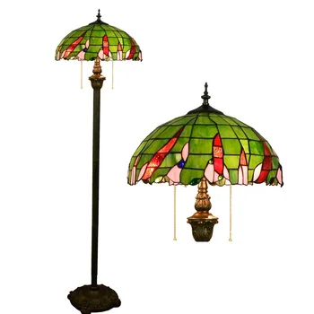 

European Tiffany color glass green living room dining room bedroom decorative floor lamp bar lighting