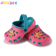 Fashion Children Slippers Summer Girls Shoes Cute Cartoon Comfortable Kids Slippers Anti-Slip Girls Slippers Beach Shoes Kids