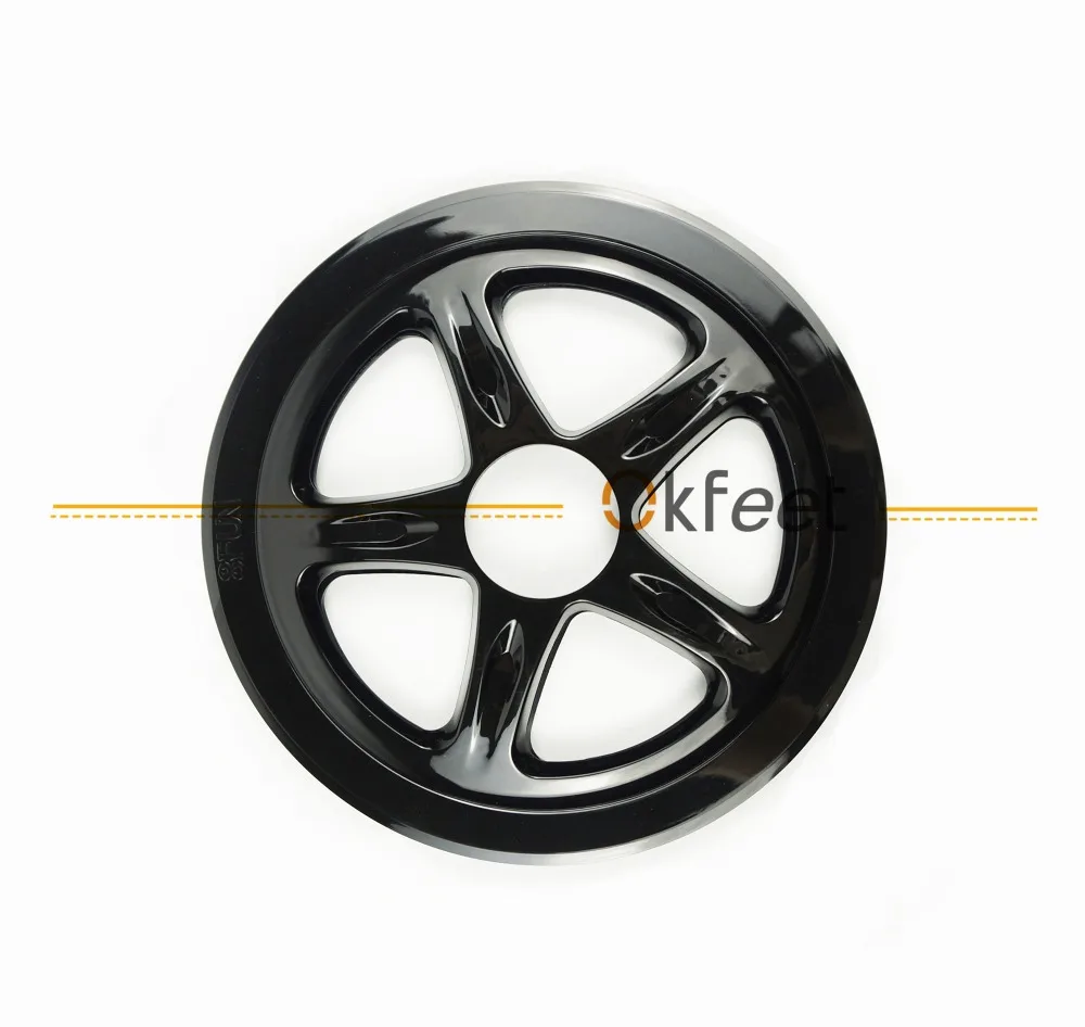 Clearance okfeet BBS01 BBS02 BAFANG Chain Wheel and Replacement Chain Guard Black 46T 48T 52T Chainwheel Teeth Black 11