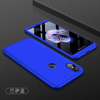 

200pcs Full Body Coverage Hybrid Armor Matte Hard PC Cover For Xiaomi Redmi 7 6 Pro 6A Note 8 Pro Go K20 S2 Y2 Shcokproof Case