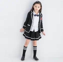 Новинка 2018 года, хлопковая одежда для детского сада, летняя одежда для начальной и средней школы, школьная форма в британском стиле