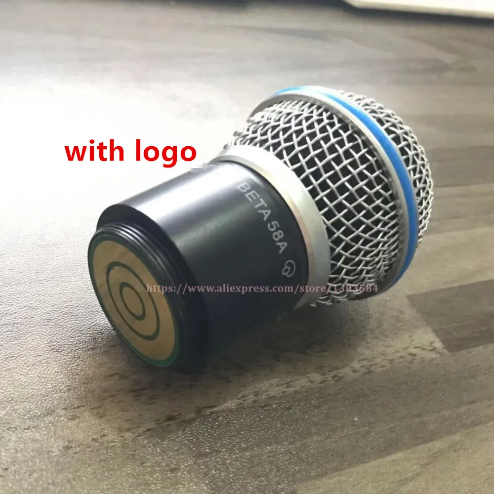 

Professional Wireless Microphone Handheld MIC Beta 58a Head Capsule Grill for PGX 24 / SLX 24 with Logo