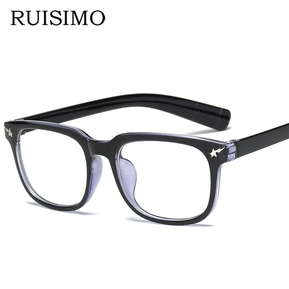 

Women Men Square Glasses frame Female Brand Designer gafas De Sol Spectacle Plain Gafas eyeglasses eyewear Glasses for women men