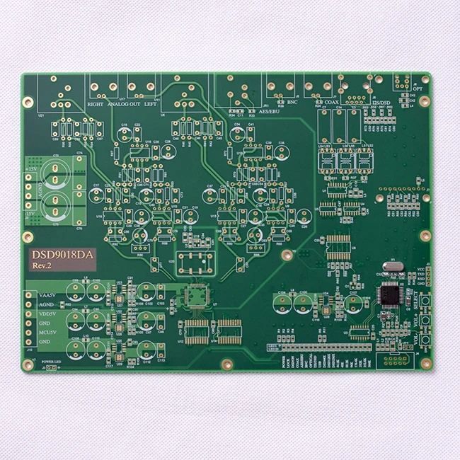 F 007 L.K.S LKS ES9018 DAC декодер Набор мягкого управления USB DSD PCM384K четырехслойная плата