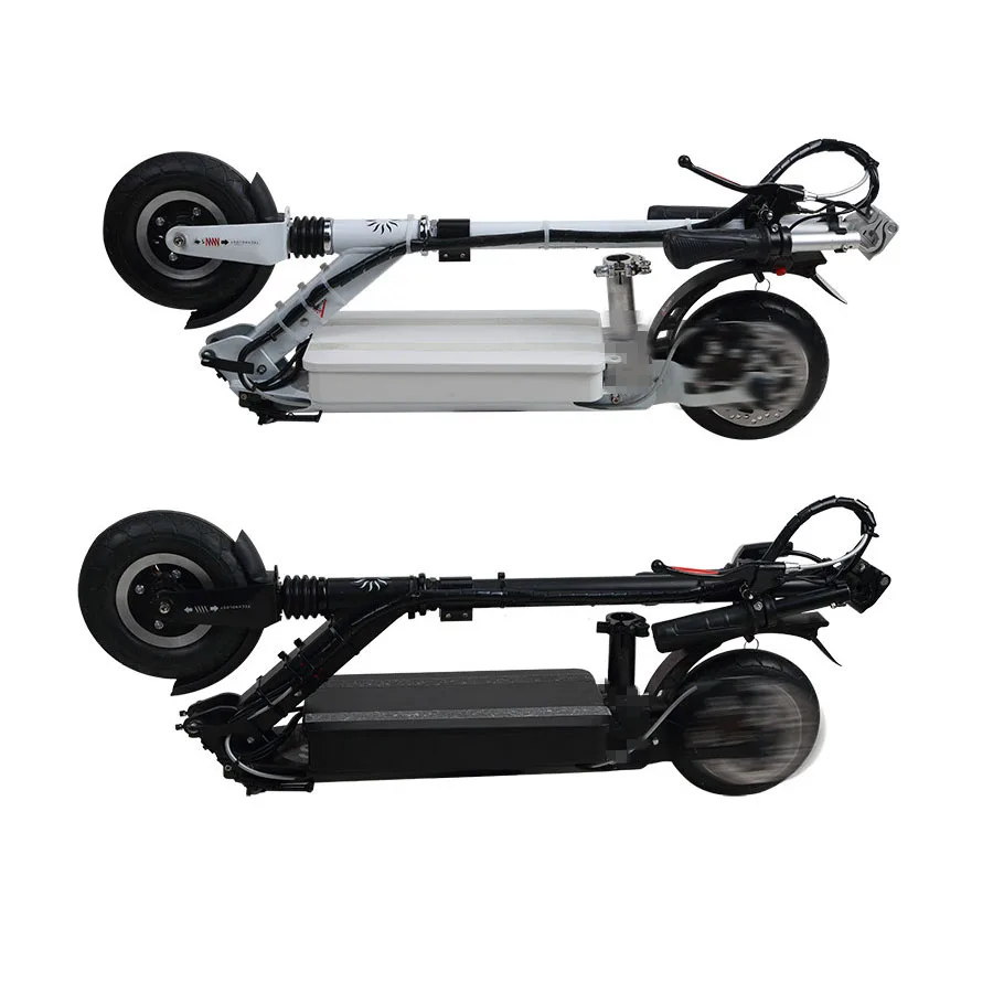  2018 SML Shining Powerful Two Wheel Mini Foldable Electric Scooter Lithium E-Bike Disc Brake 8 inch