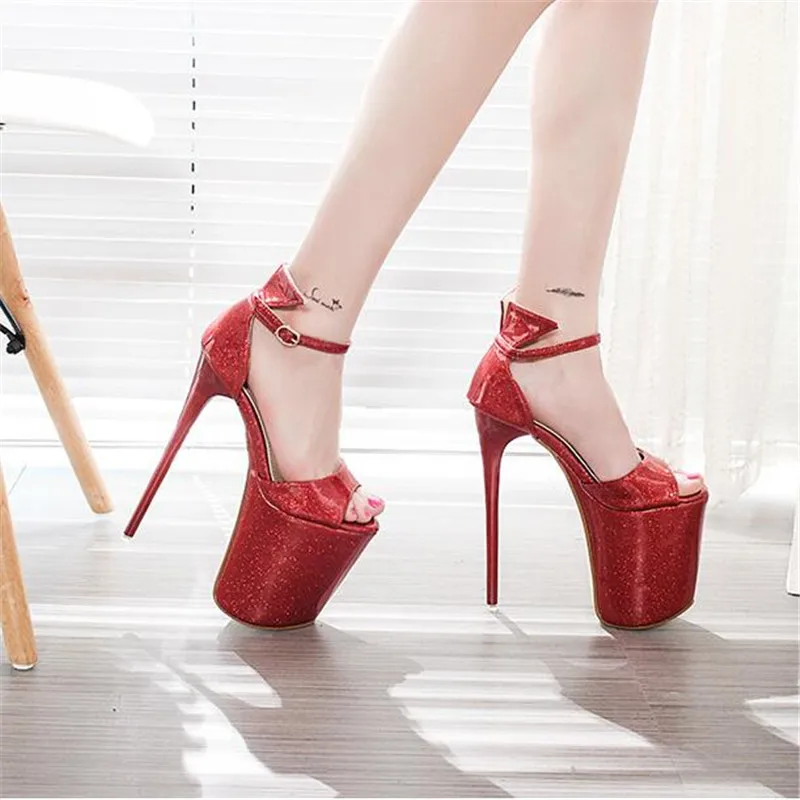 BBZAI женские туфли лодочки сандалии показать Пряжка Открытый носок уздечка платформе с бантом-бабочкой женская модельная stiletto Plus Размеры 34–43