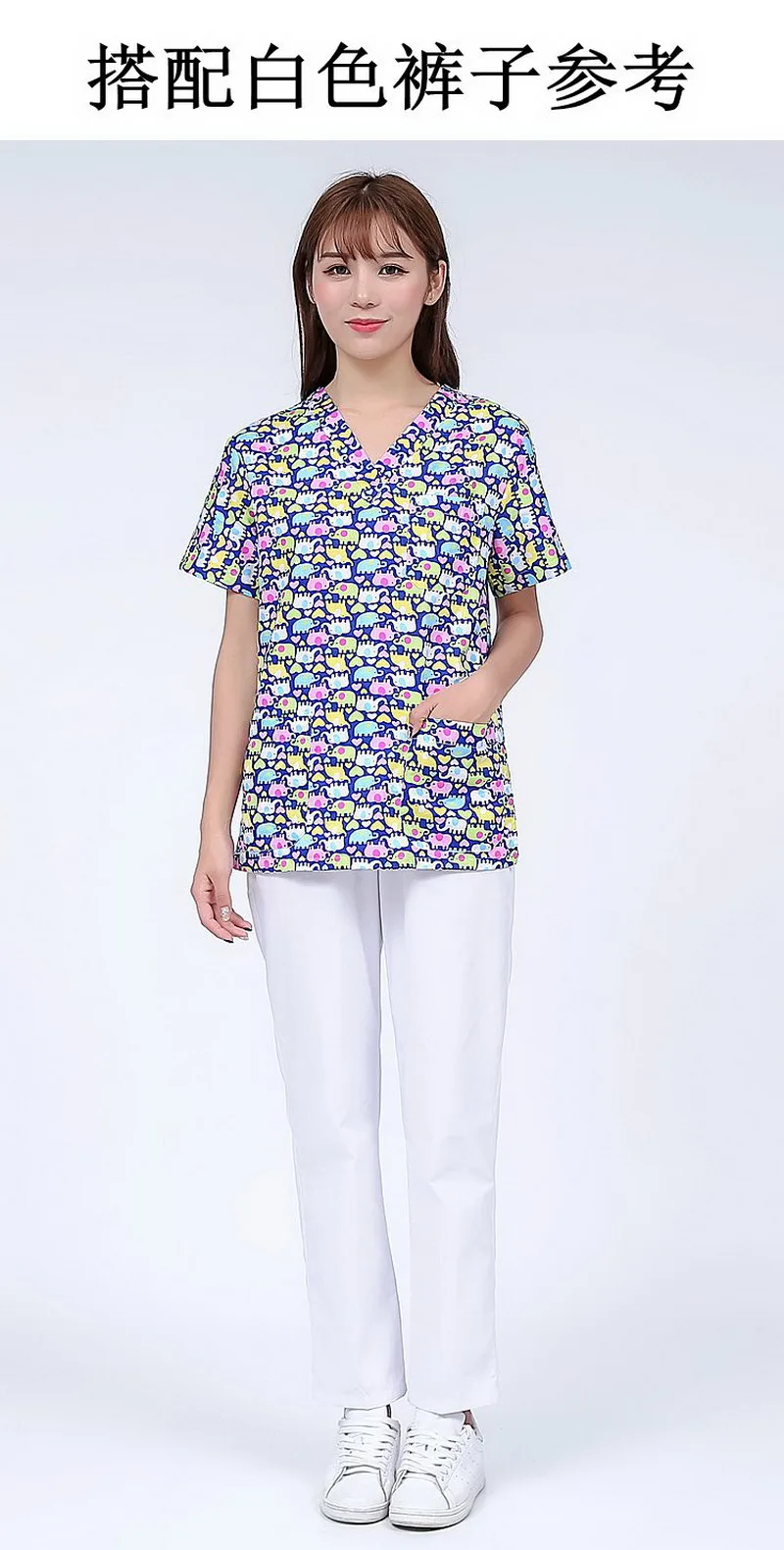 Sanxiaxin униформа для сотрудниц спа-салонов больничный медицинский скраб комплект одежды стоматологическая клиника и салон красоты для ролевых игр, медсестра, мода Slim Fit хирургические