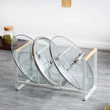 Железный художественный Стеллаж с крышкой для горшка, разделочная доска, кухонные принадлежности, стеллаж для хранения, стеллаж для горшков, креативный стеллаж для разделочной доски wx8201123