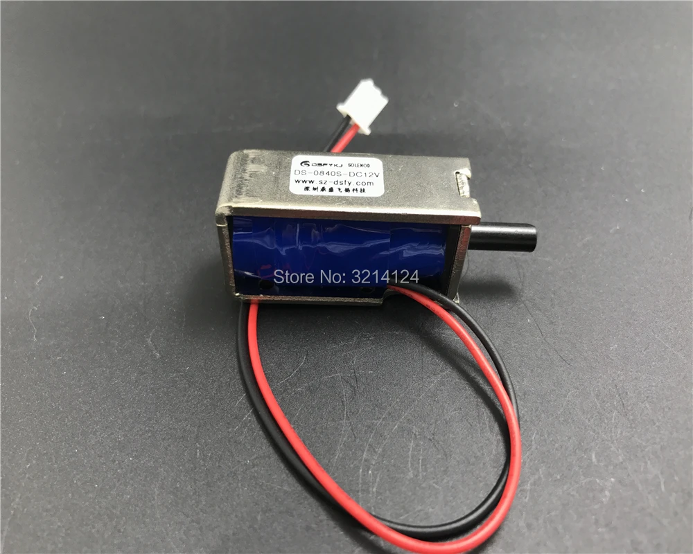 1 шт. DS-0840 Push Электромагнит DC12V 0 мм 300gf специальный замок ход для шкафа хранения без встряхивания Электромагнит Электромагнитный