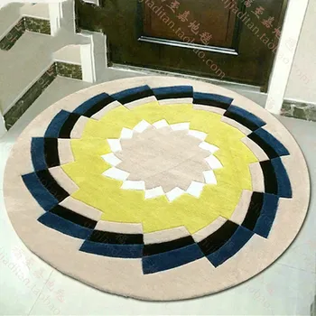 

Modern Concise Acrylic Large Carpet For Living Room Bedroom Rug Black stripe design bedroom fashion custom rug fitting room mat