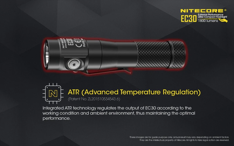 Nitecore EC30 1800 Lumens Compact Flashlight (16)