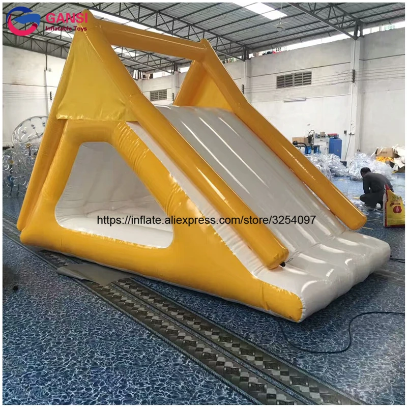 Factory Custom Inflatable Floating Water Climbing Mountain Slides with Best Price