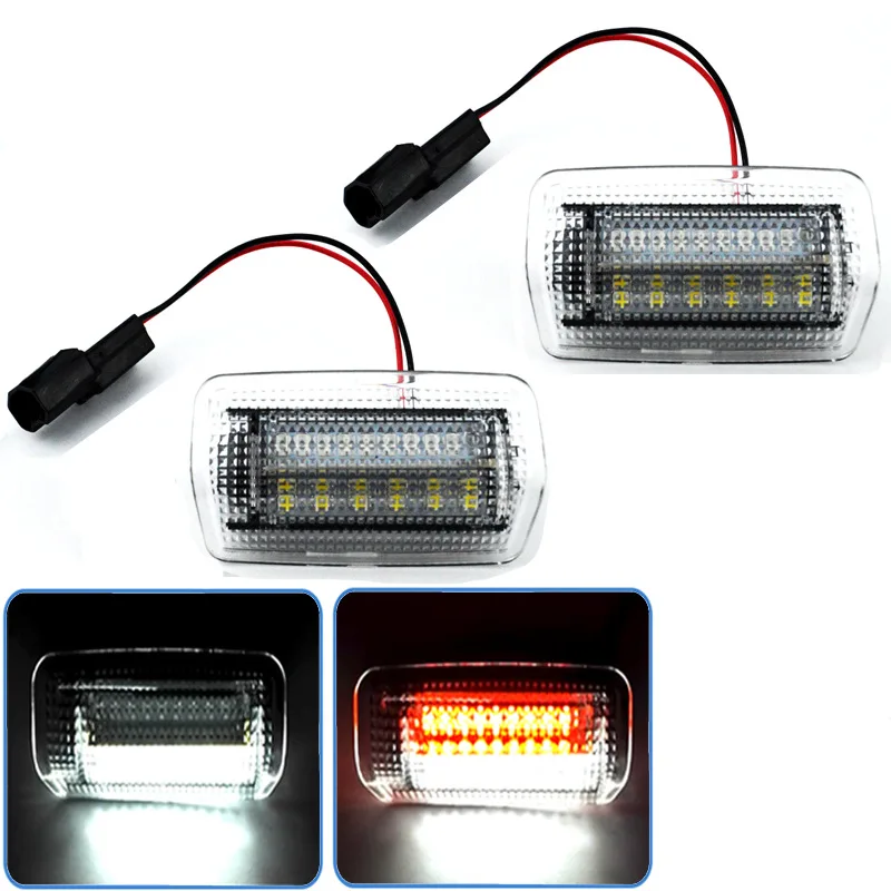 

2x Double color LED door light warning light for Toyota and lexus car Wish/Prius/Alphard/Camry/Crown/Estima/Isis