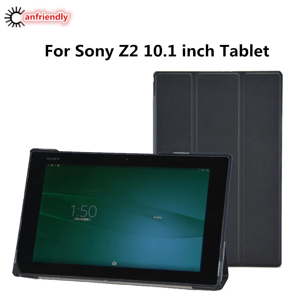 Чехол для планшета Sony Xperia Z2 10 1 дюйма роскошный чехол из искусственной кожи умный