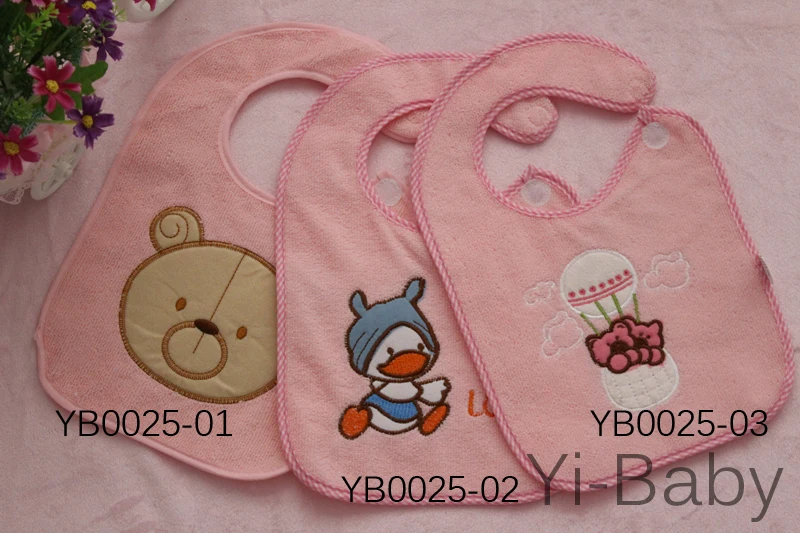 

2pieces/lot YB0025 Infant saliva towels Baby bib Baby waterproof bib Burp Cloths Free shipping