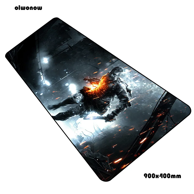 Battlefield коврик для мыши геймер подставка для запястья 90x40 см notbook коврик для мыши игровой коврик для мыши большой аниме-пэд мышь PC стол коврик для мыши