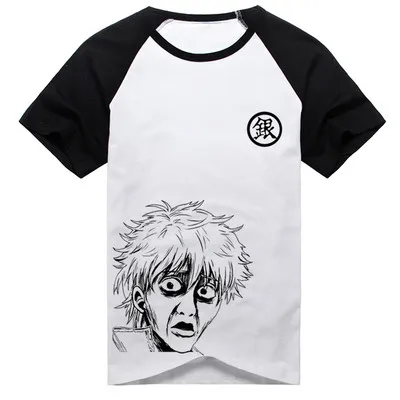 Gintama Sakata Gintoki Funny Face T-Shirts