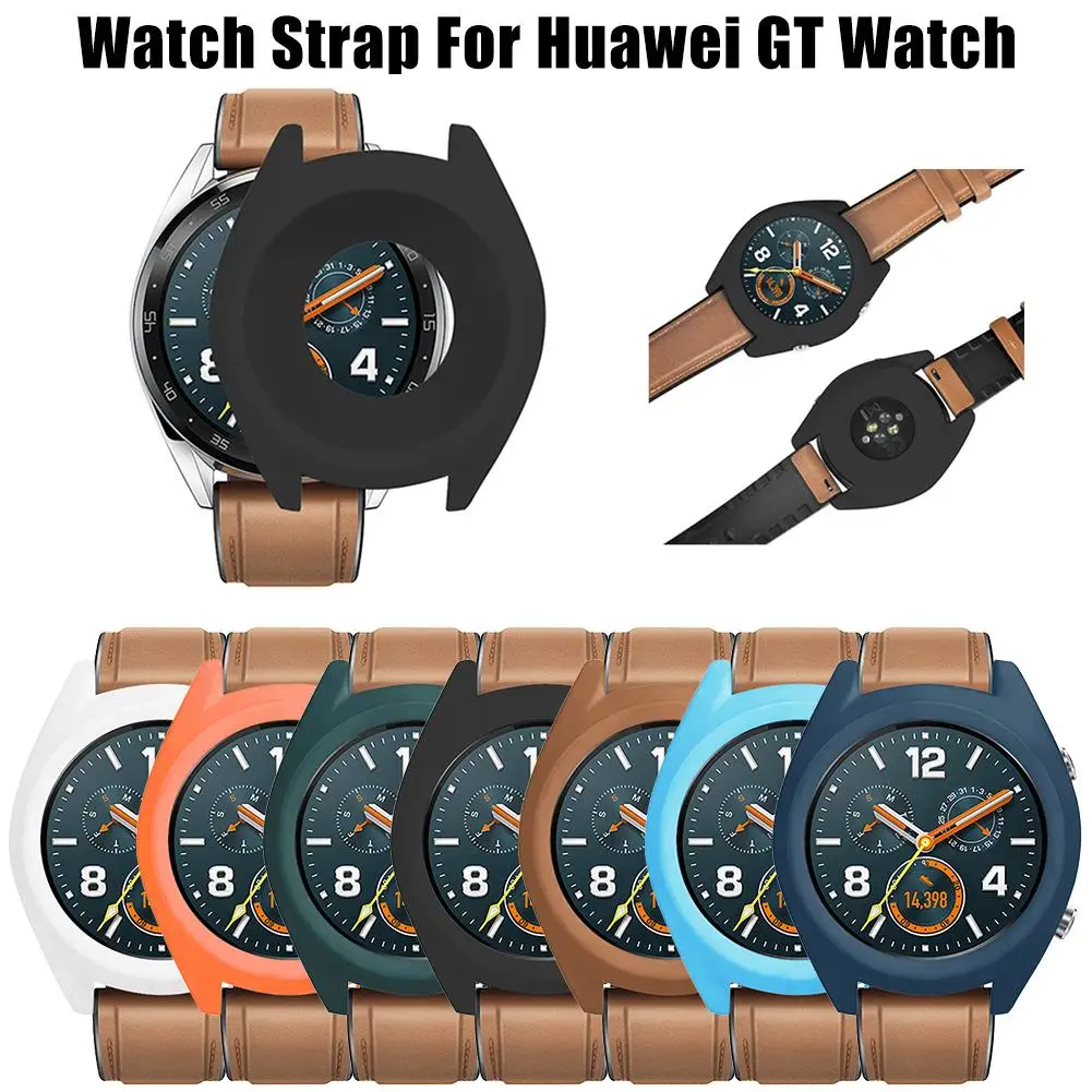 

Soft TPU Silicone Full Cover Frame Protective Case Protector Shell For Huawei Watch GT Smart Bracelet Replacement Accessories