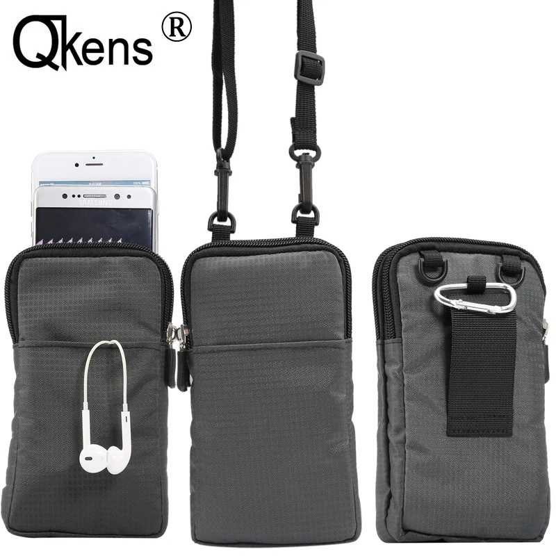 6,0 дюймов, для бега, спорта, туризма, ремень, зажим, поясная сумка, Повседневный, мобильный телефон, кошелек, сумка, нейлоновый чехол для IPhone XS MAX XR 7 8 Plus