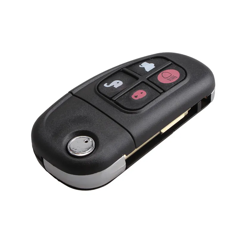 4 кнопки завершения Автозапуск дистанционного Брелок Clicker для Jaguar S-Тип XJ8 X-Тип NHVWB1U241 315 /433 мГц с 4D60 чип