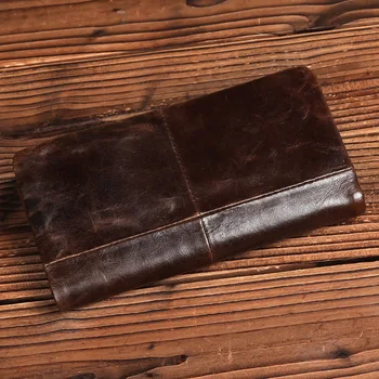 

042018 new hot man leather hand bag men vintage day clutch bag