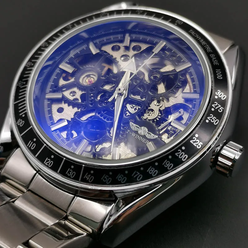 

Top Luxury Automatic Men's Watch Mechanical Watch Tourbillon Men Sport Luminous Clock Male Watch Top Brand Luxury T-WINNER