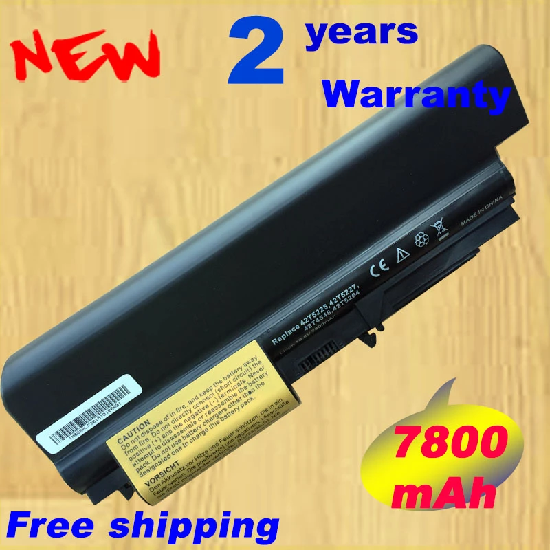 7800mah 9cell For Ibm T400 T61 Battery T61p R400 R61 Laptop Battery Bateria Fast Shipping - Laptop Batteries AliExpress