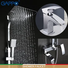 GAPPO смеситель для ванной комнаты латунный Смеситель для раковины кран для раковины набор сантехники