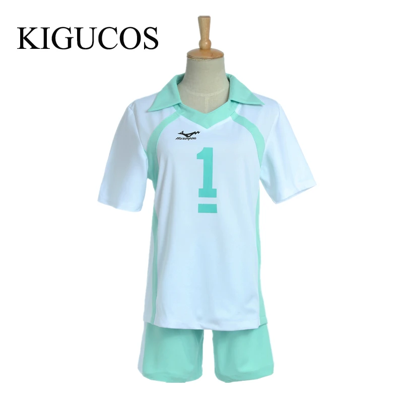 KIGUCOS Karasuno школьная форма топ и брюки комплекты Haikyuu! Oikawa Tooru костюмы для косплея |