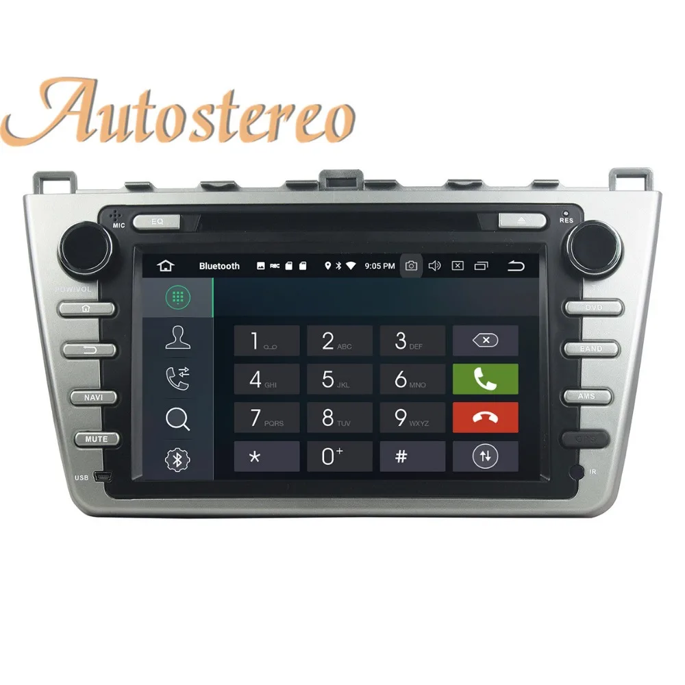 Best Android 9.0 32GB Car DVD player GPS navigation radio Stereo for Mazda 6 Atenza 2008-2012 multimedia radio tape recorder headunit 5