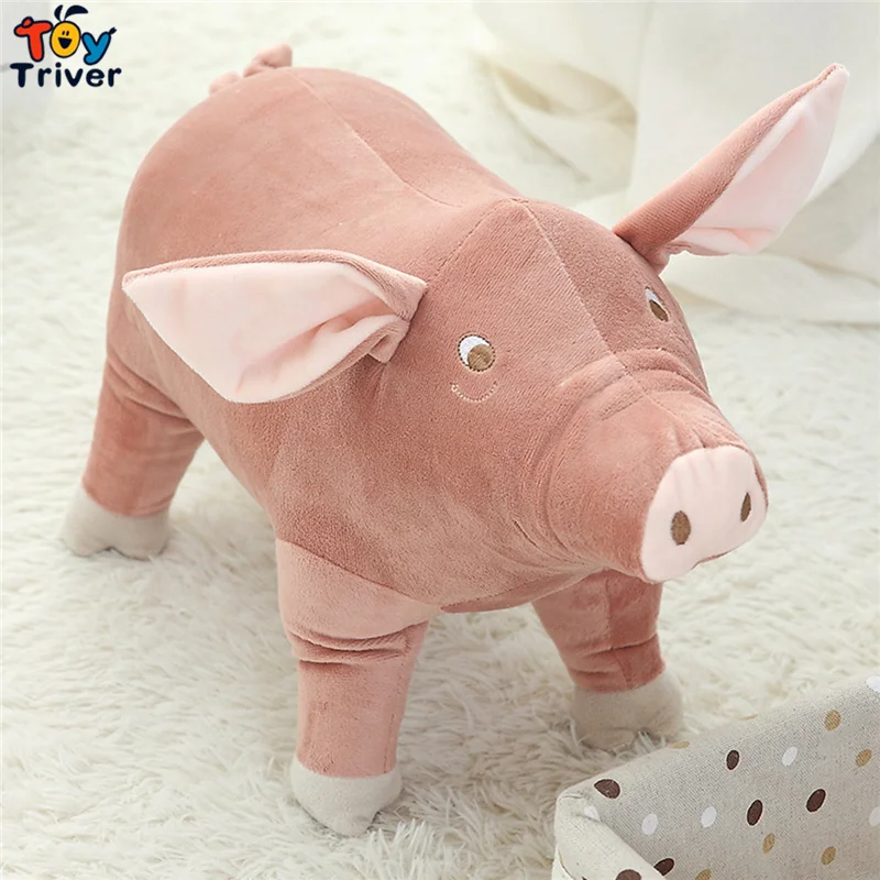 Plush Simulation Pink Pig Toy Stuffed Animal Pigs Doll Toys Cartoon TV