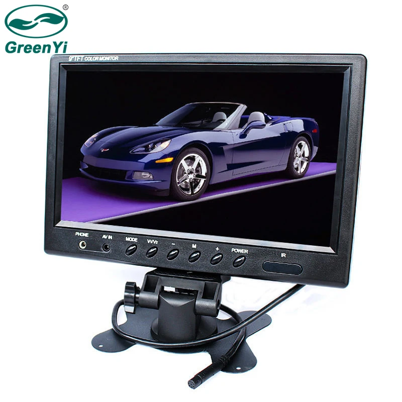 GreenYi 9 дюймов TFT ЖК-дисплей автомобильный Грузовик Автобус HD монитор экран