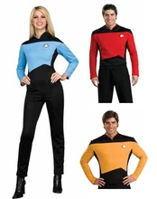 Star Trek Halloween Cosplay Costume Medical / Science Uniform top+pant For Men 3 Colors Free Shipping