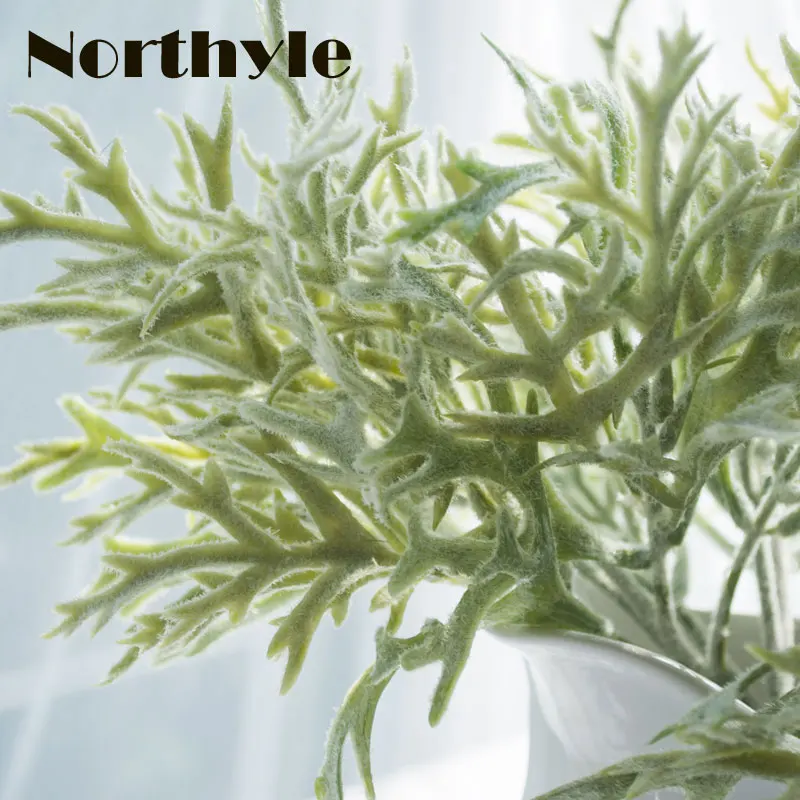 

Dream House DH Antler leaf 2pcs / lot artificial plant garden decor artificial greenery xmas decor