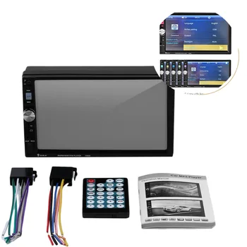 

Universal HD 7'' Touch Screen Automagnitola 1 Din MP5 FM AUX Player Bluetooth Stereo Radio USB TF Auto Electronics 7080B
