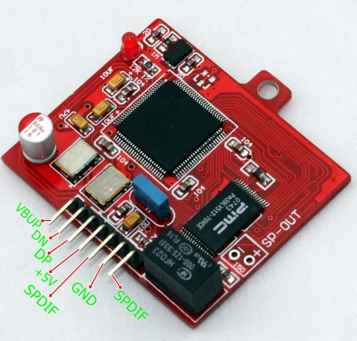 

CM6631 daughter card (Suitable for TDA1541 AK4399 parallel)